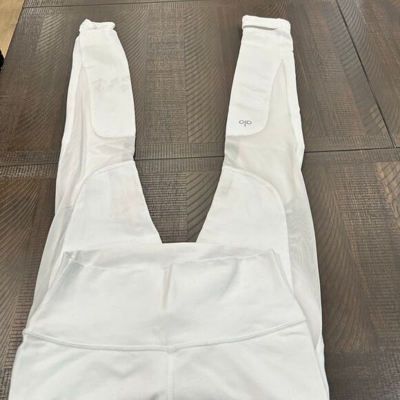 Alo white mesh leggings M women - Picture 3 of 7